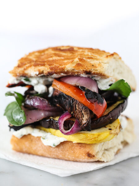 Grilled Vegetable Sandwich Foodiecrush.com 29 2