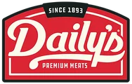 Dailys Premium Meats Logo: A Legacy of Quality Dailys Premium Meats logo blends tradition and quality in a striking red and white design.